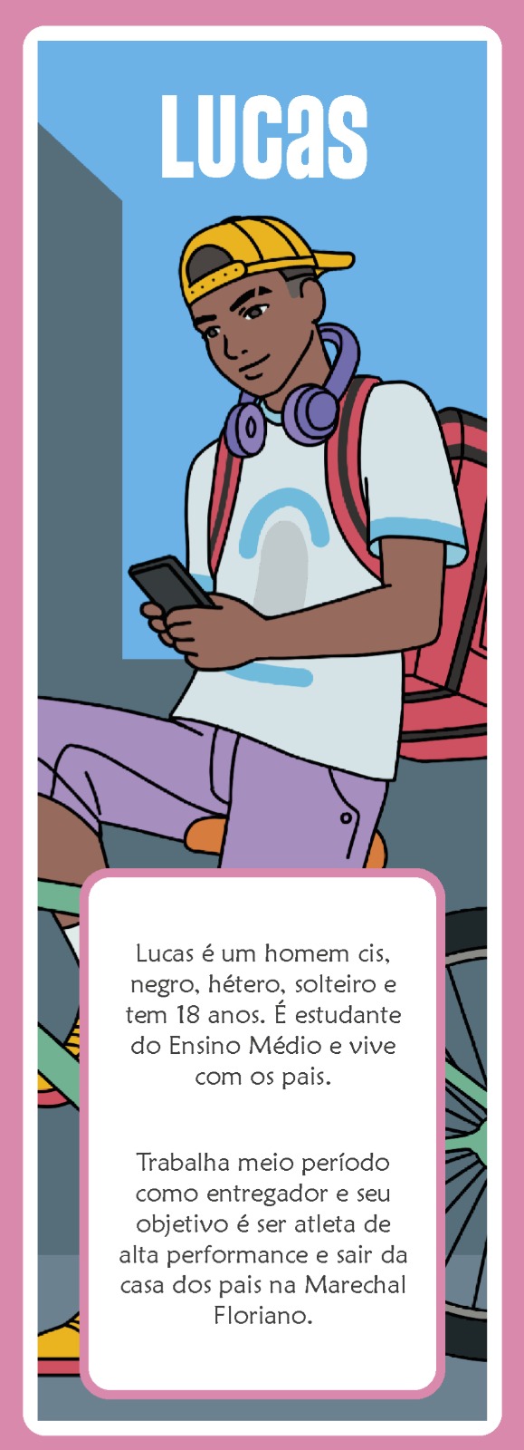 Carta da personagem Lucas