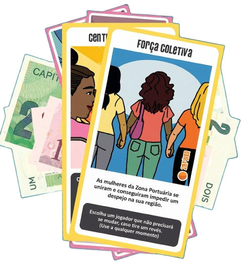 Carta Força Coletiva mostrando mulheres unidas
